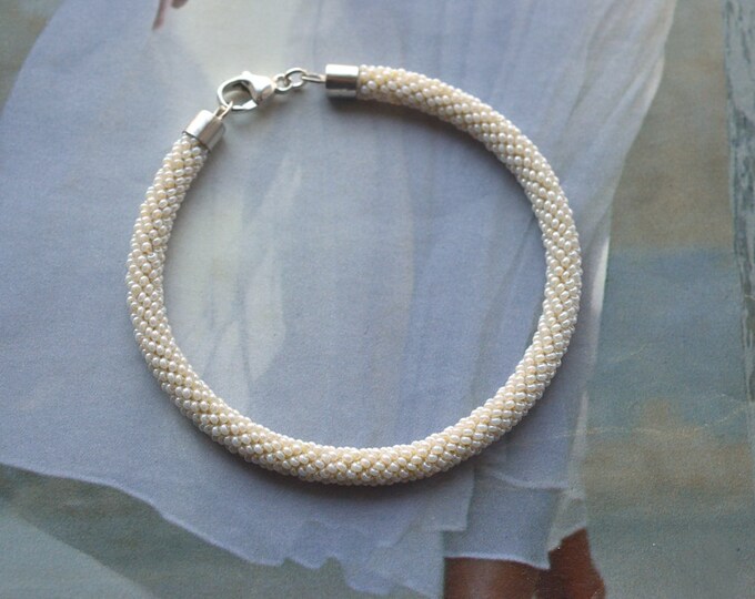 wedding bracelet beaded unique bridal accessory