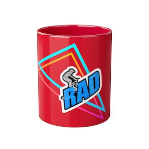 RAD BMX Red: Accent Mugs, 11oz