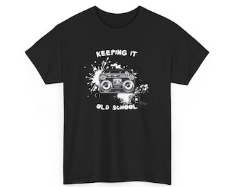 Old School: Unisex Heavy Cotton Tee