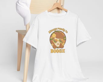 Ready To Boogie: Unisex Heavy Cotton Tee