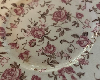 2 small 5 inch plates. Rose garden