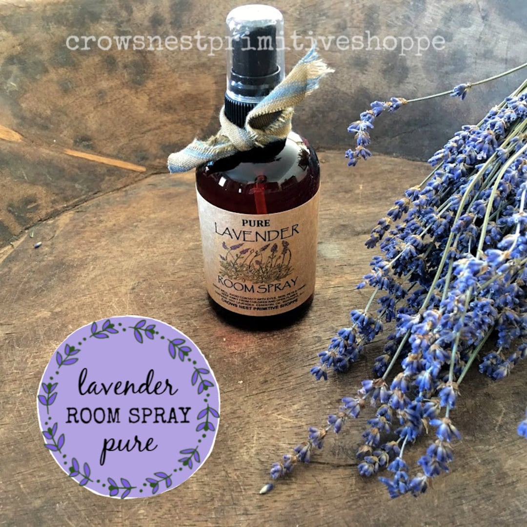 Pure Lavender Room Spray With Lavendula Angustifolia Essential Oil