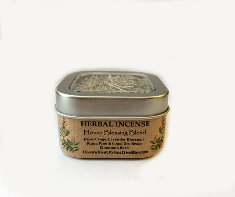 House Blessing pure herbal loose incense mixture to cleanse Etsy