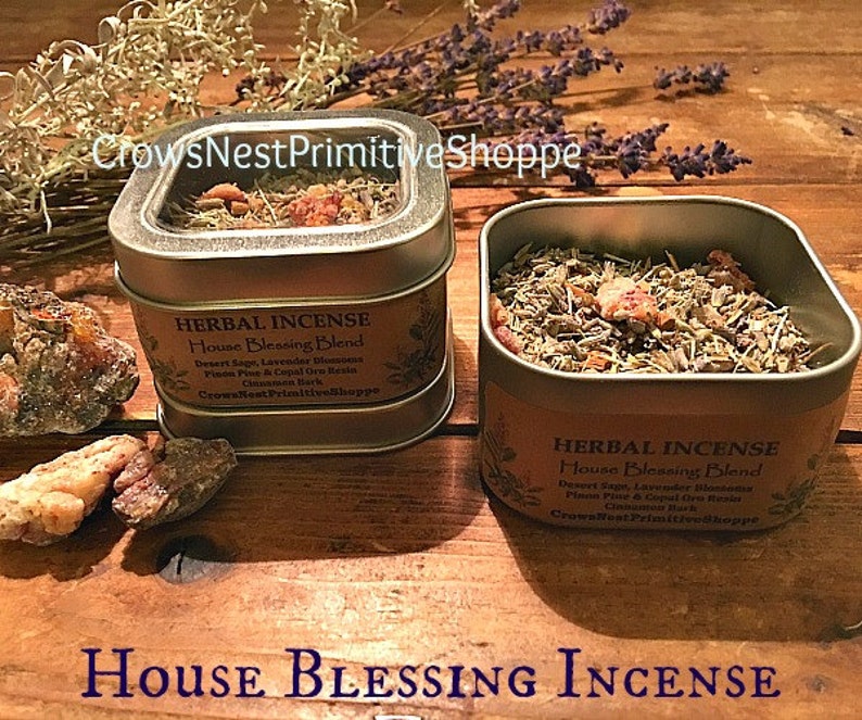 House Blessing pure herbal loose incense mixture to cleanse Etsy