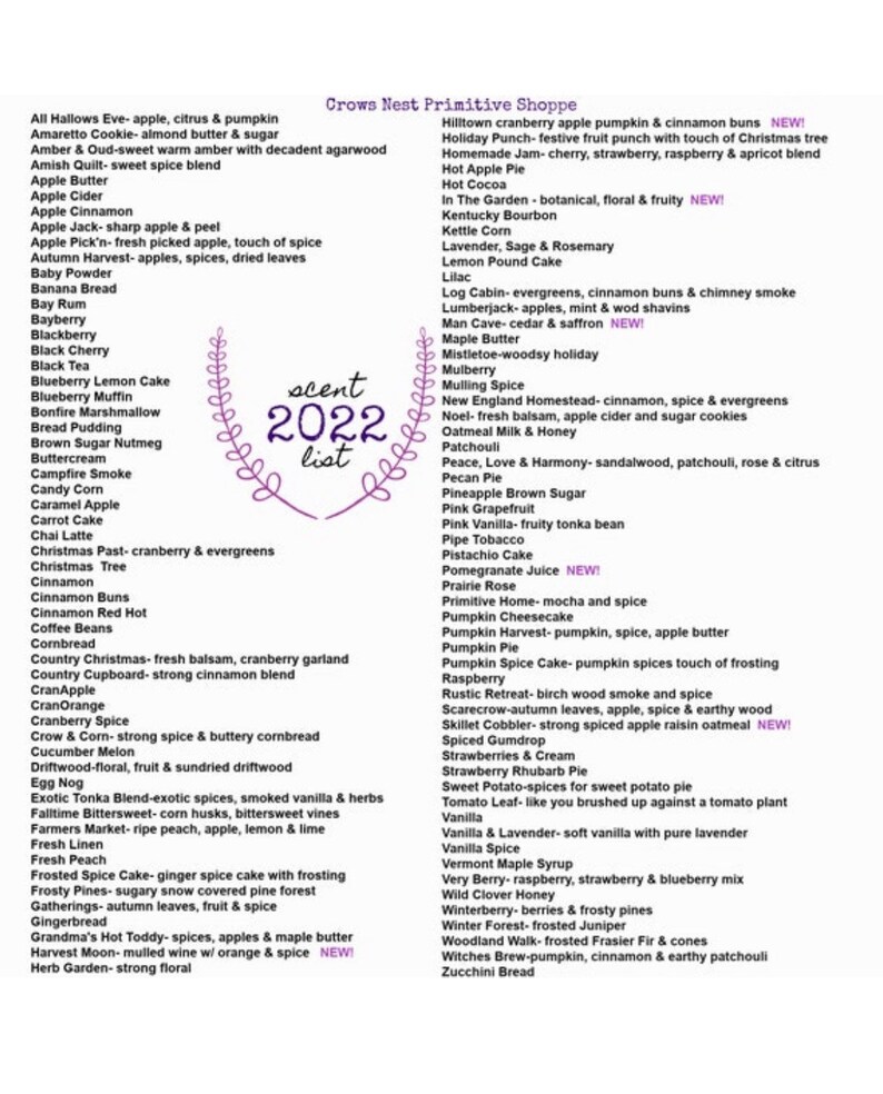 Primitive Scented Room Sprays 4 Ounce or 8 Ounce Your Choice Etsy