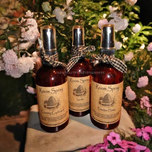 Primitive Scented Room Sprays- 4 ounce or 8 ounce- Your Choice of Fragrance Scent Blends- Home, Office, bridal or baby showers Best Seller!