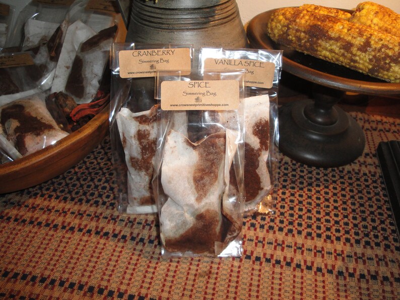 Simmering SPICE bags filled with spice potpourri simmer in Etsy