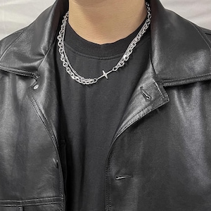 Star Double Layer Necklace: Titanium Steel Y2K Punk Choker