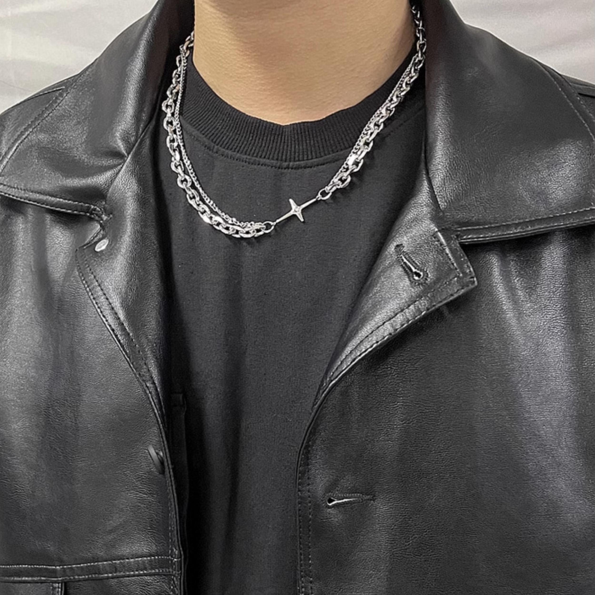 Y2k necklace men - Etsy 日本