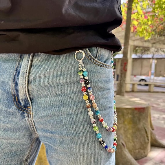 Dice Black 8 Bags Keychain,y2k Keychain,jeans Keychain