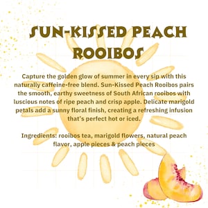 New! Sun-Kissed Peach Rooibos