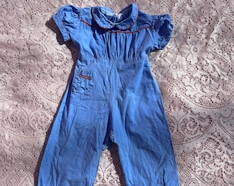 Vintage 1930s Cotton Jumpsuit