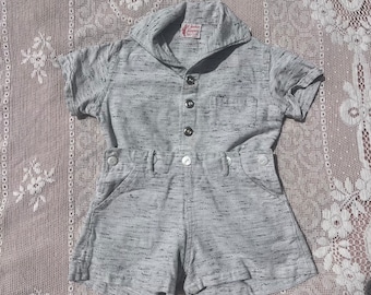 Vintage 1940s Cotton Jumpsuit 2