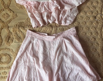 Vintage 1930s Playsuit Shorts S M