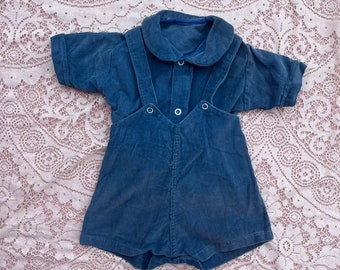 Vintage 1940s Corduroy Outfit 12 24 month