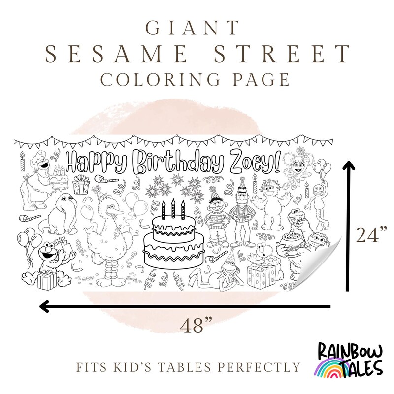 Sesame Street Street Posters - Etsy