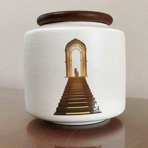 Pet Urn for Cat, Urn for cats,Pet Cremation, pet urn for ashes, Pet Loss Gift, Pet Memorial Gift, Cat Urn, Handmade Gift For Pet