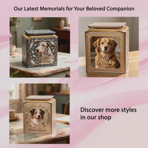 Handcrafted Wooden Cat Urn Coffin Shape, Custom 3D Portrait Pet Memorial Box, Personalized Cat Ashes Keepsake, Unique Wooden Pet Loss Gift image 12