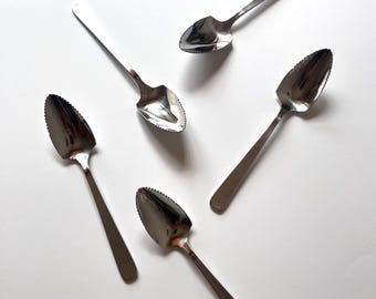 Cuchara japonesa de acero inoxidable para pomelo, cubertería moderna