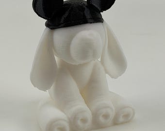 Perro de toalla impreso en 3D: refugio en camarote de crucero, alternativa al pato, recuerdo de viaje.