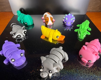 Articulating Mini Animals: 3D Printed Fidget Sensory Toy