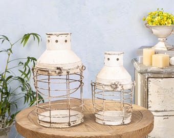 Rustic Style Lantern, Floral Display, Floral Centerpiece, Hanging Lantern, Home Decor, Housewarming Gift, Vintage Metal Lantern.