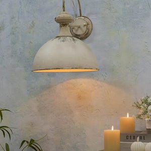 Shabby Chic Wall Lights Handmade Wall Lamp Vintage Metal Wall Sconces Living Room Decorative Lights Wall Art Decoration New Home Gifts