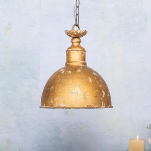 Shabby Chic Chandelier Vintage Metal Pendant Lamp Handmade Ceiling Light Dining Room Living Room Lighting Home Art Decor Home Gifts