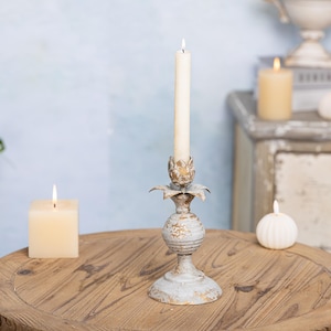 Metal Candle Holders Handmade Easter Floral Candlesticks Vintage Unique Candle Stick Holders Shabby Chic Candlestick Holders Halloween Decor