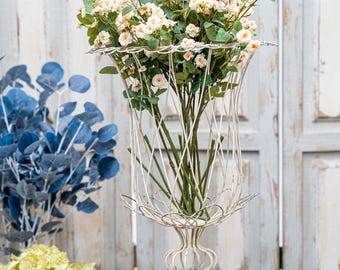 Französische Vintage Vase Handgemachte Blumentopf Landhaus Stil Blumentopf Ständer Pflanzen Blumentopf Bauernhaus Gartendekoration