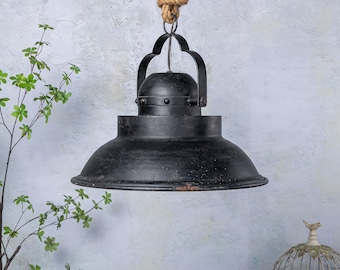 Kronleuchter im antiken Stil, Industrielle Fabrik Pendelleuchte, Indoor Outdoor Hängelampe, Vintage Shabby Chic Beleuchtung, Metall Deckenleuchte.
