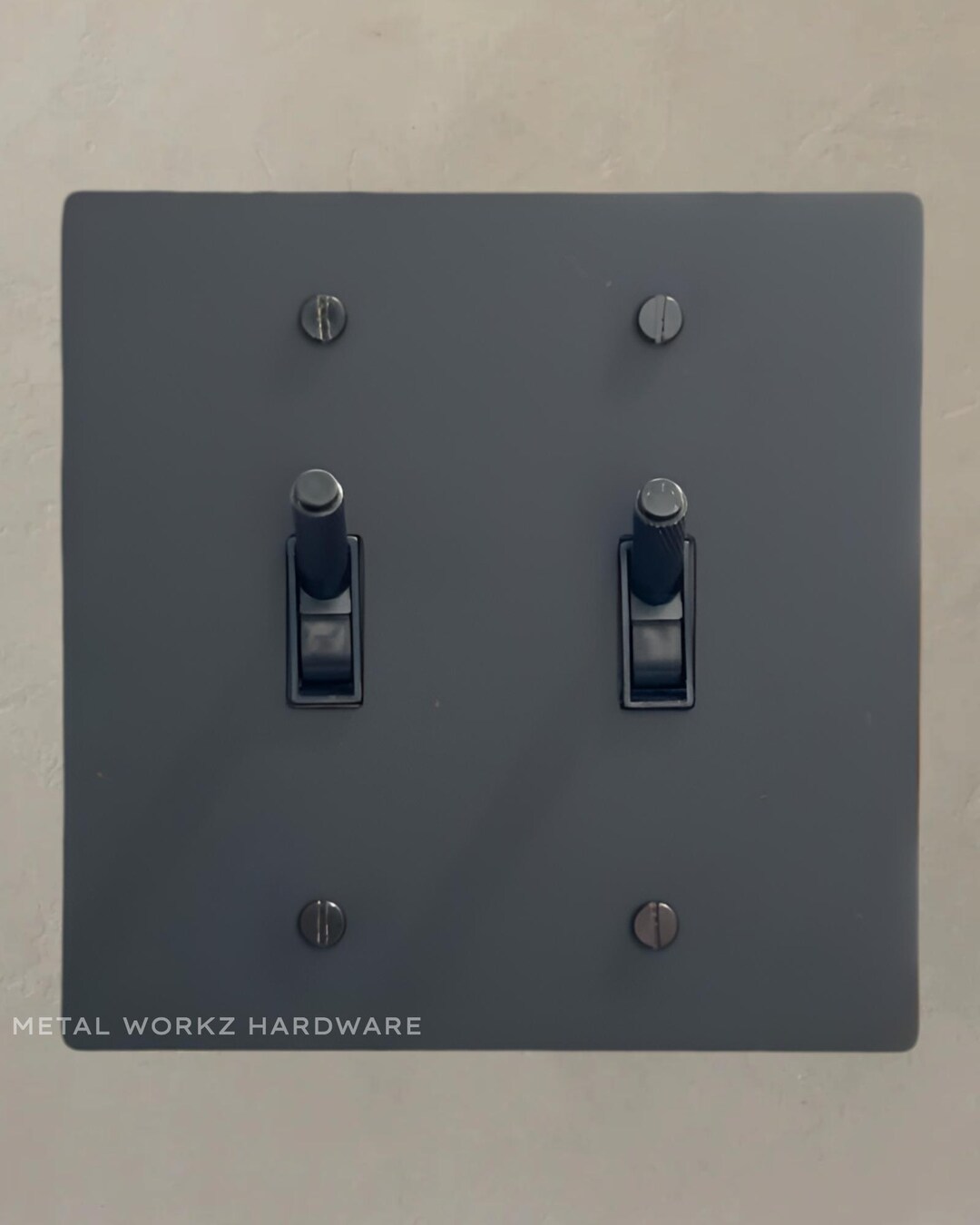 Brass Modern Toggle Light Switch (2-gang) Black - Etsy