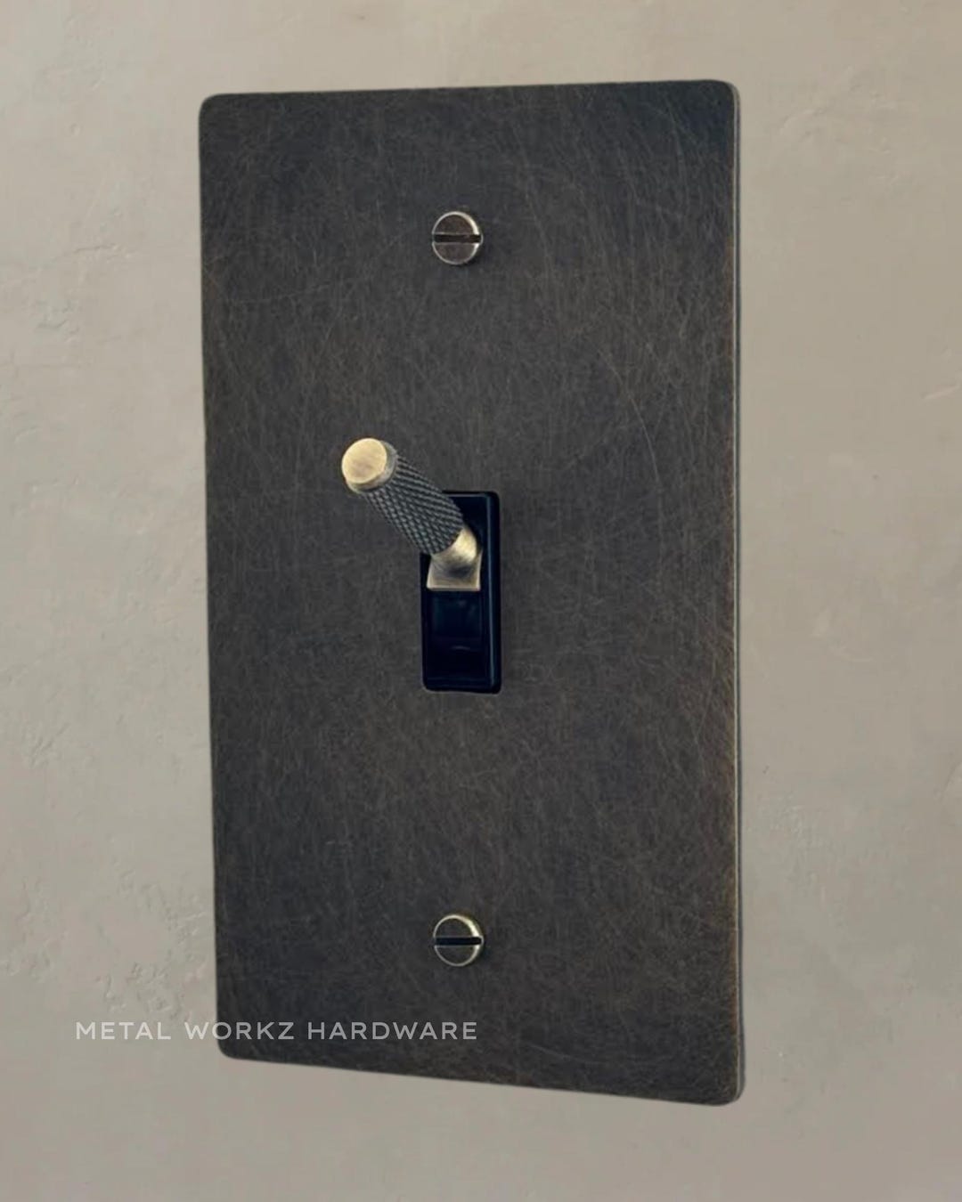 Brass Modern Toggle Light Switch (1-gang) Antique Bronze - Etsy