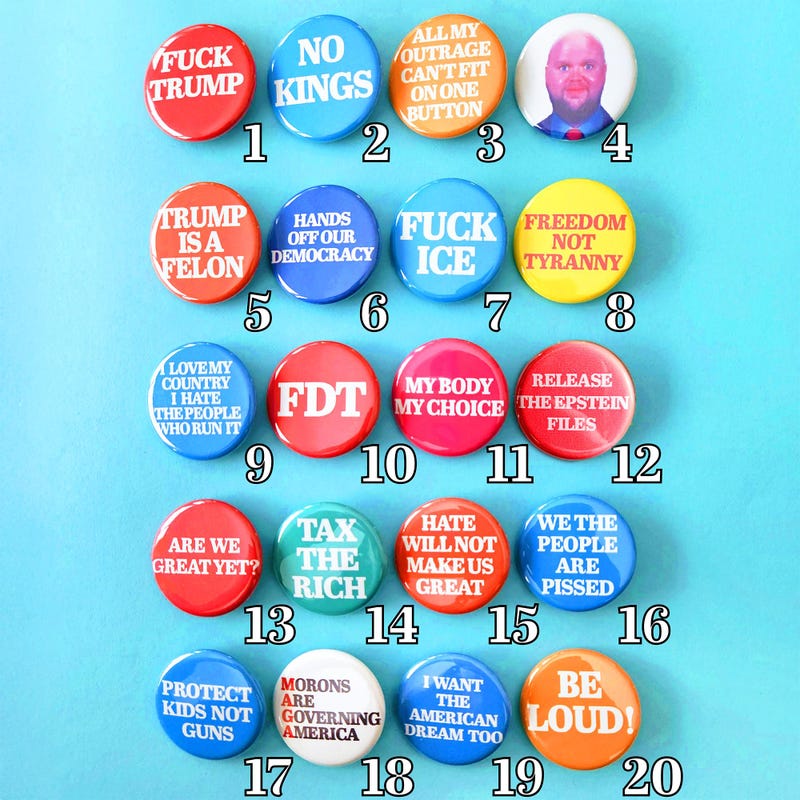 Politcal Button Political Buttons - Etsy