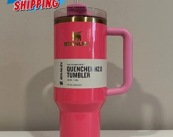 Vaso térmico Stanley PINK PARADE Quencher H2.0 Flowstate de 40 oz NUEVO