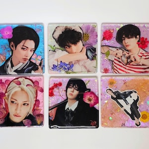 Stray Kids inspired coasters