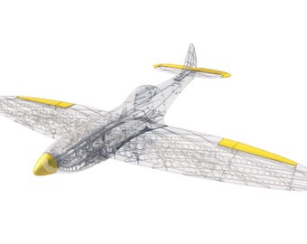 Spitfire Mk XVI RC (Remote Control) Airplane/aircraft body/airframe (Warbird)