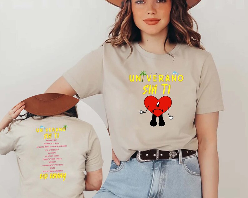 Un Verano Sin Ti Inspired Shirt Sweatshirt Hoodies Bad - Etsy