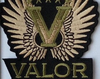 Valor Cigar Cutter 100% Embroidered Patch