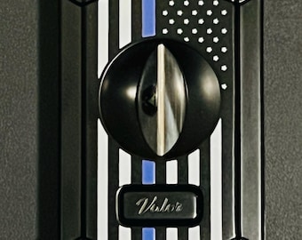 V For Valor (Blue Line) Cigar V Blade Cutter