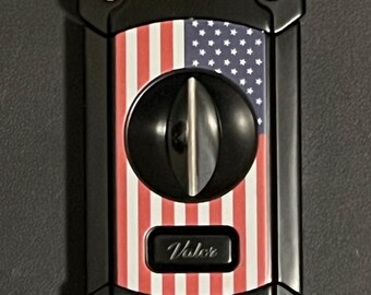 V For Valor (American Flag) Cigar V Blade Cutter