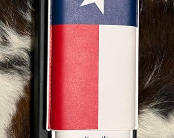 The “Lone Star” Premium Leather 3 Cigar Travel Case