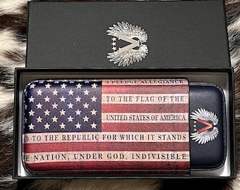 Estuche de viaje de cuero premium para 3 puros «Pledge»