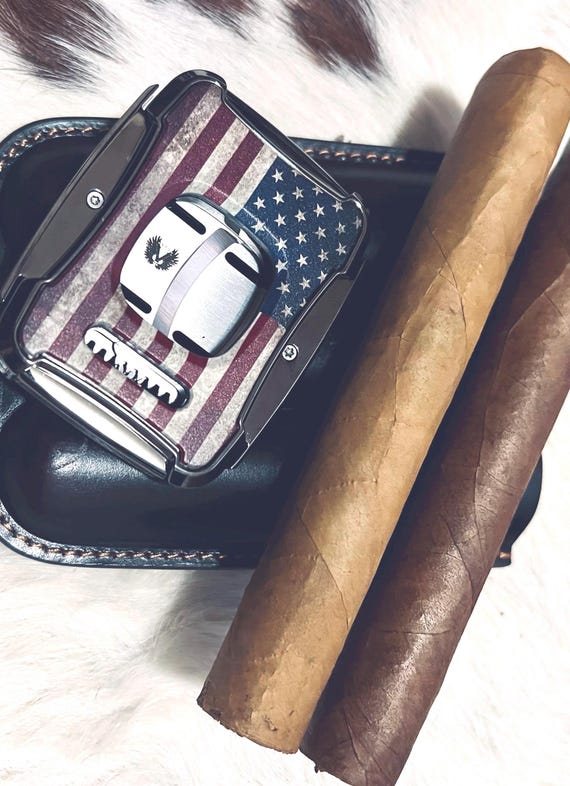 Old Glory Dual Blade Cigar Cutter