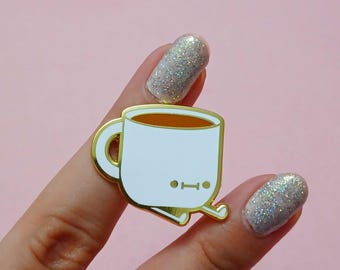 Little Coffee Cup Friend - Pin