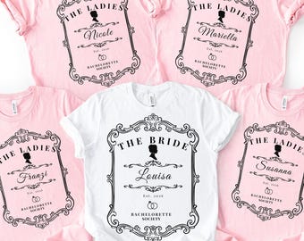 Personalized Regency Style Hen Party Shirt | Vintage Hen Party 2026 | Royal Bridal Party | Victorian Style Group Shirt Set