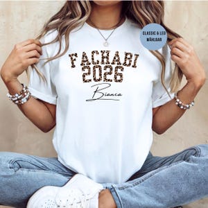 Fachabi 2026 Shirt personalisiert, Fachabitur T-Shirt mit Name, Abschluss Shirt Damen, Geschenk zum Fachabitur, Schulabschluss 2026, Abi 26