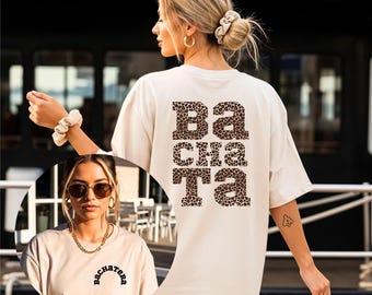 Bachata T-Shirt for Women | Dance Shirt Leopard Print | Personalized Bachata Outfit | Latin Dance Oversized Shirt for Men | Gift for Dancers with Leopard Print
