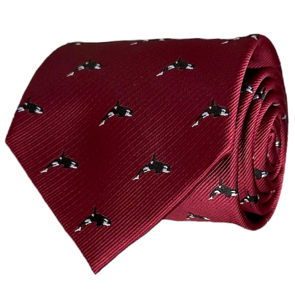 Animal Tie, Orca Tie, Killer Whale Tie