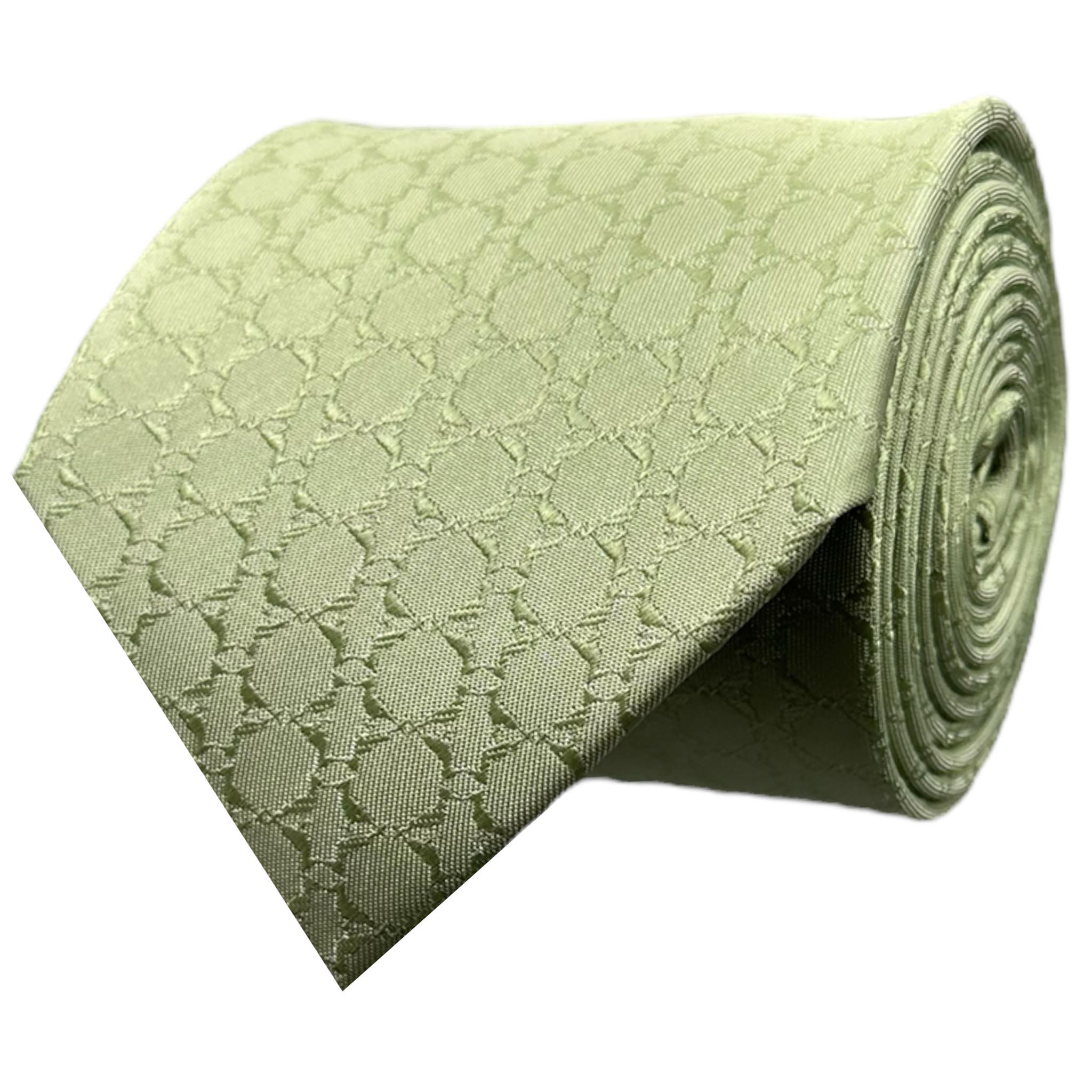 Sage Meadow Green Textured Necktie